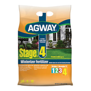 AGWAY STAGE 4 WINTERIZER FERTILIZER 5,000 SQ. FT