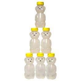 Honey Bear, Plastic, 8-oz., 6-Pk.