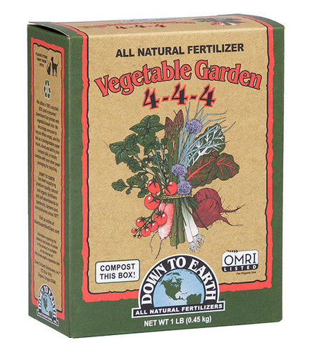 Down to Earth Vegetable Garden 4-4-4 Fertilizer (5 lbs.)