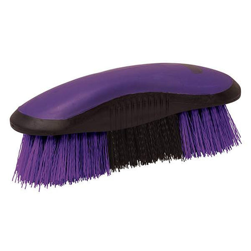 Weaver Leather Dandy Brush 3-1/4 x 8 Purple/Black (3-1/4 x 8, Purple/Black)