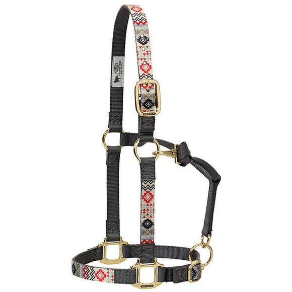 Weaver Patterned Adjustable Halter (Average - Crimson Aztec, 1