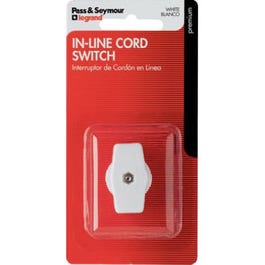 In-Line Cord Switch, White