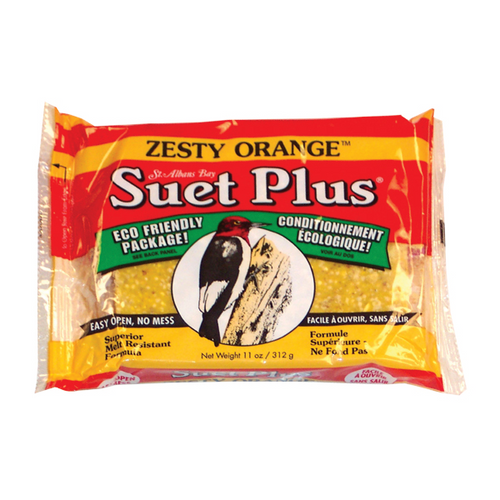 SUET PLUS ZESTY ORANGE SUET CAKE (11 oz)