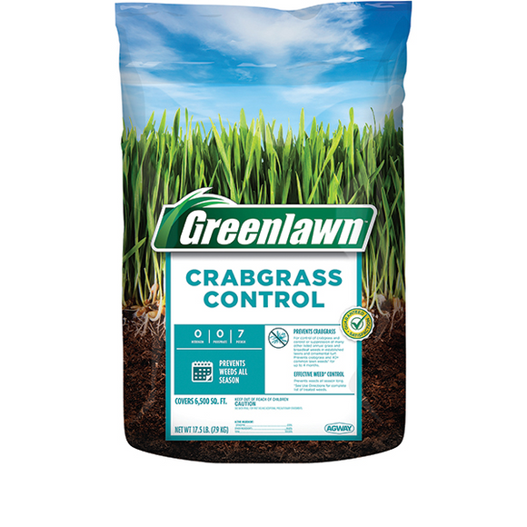 GREENLAWN CRABGRASS CONTROL 0-0-7 6.5 M (17.5 lbs)