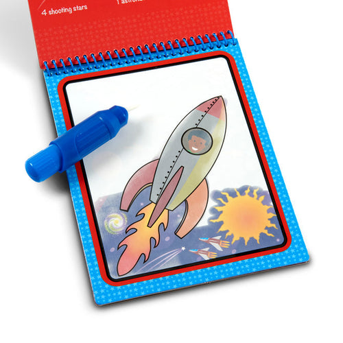 Melissa & Doug Water Wow! Space Water-Reveal Pad – On the Go Travel Activity