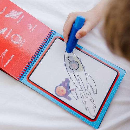 Melissa & Doug Water Wow! Space Water-Reveal Pad – On the Go Travel Activity
