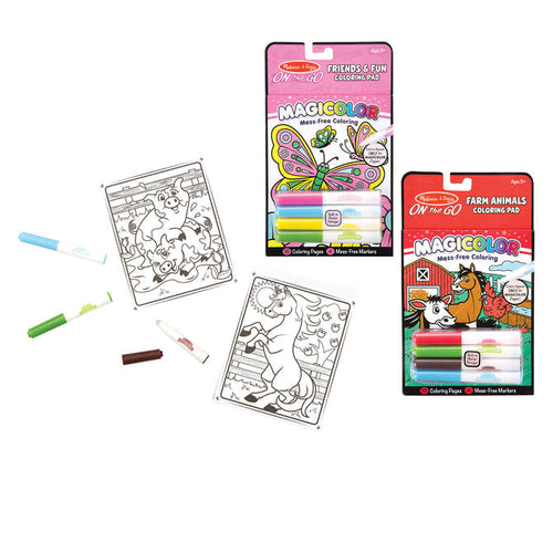 Melissa & Doug On the Go Magicolor Coloring Pad - Farm Animals