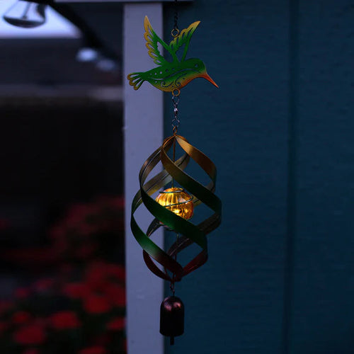 Echo Valley Hummingbird Windweaver Solar Spinner