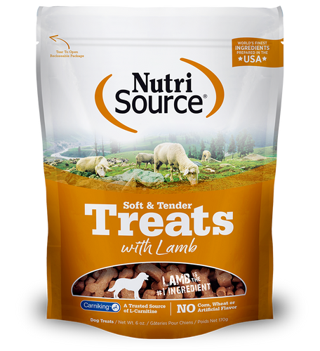 NutriSource Dog Treat Soft Tender Lamb