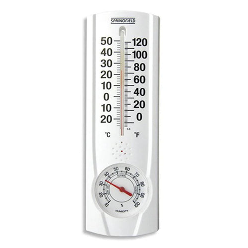 Taylor Plainview Indoor and Outdoor Thermometer with Hygrometer