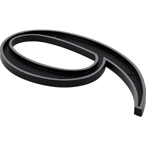 Hillman Black & Silver Reflective Plastic House Number 9