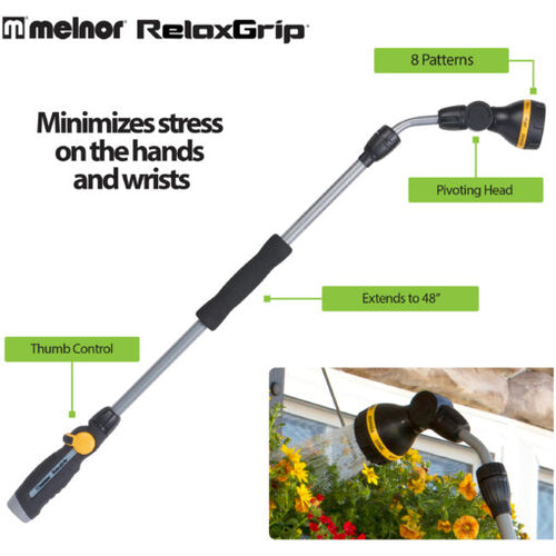 Melnor RelaxGrip® 8-Pattern Watering Extension Wand