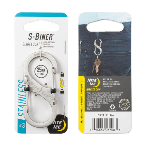 Nite Ize S-Biner® SlideLock® Stainless Steel