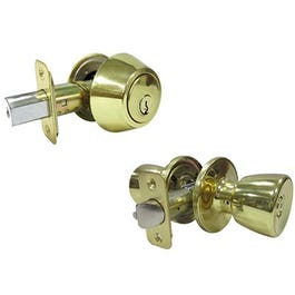 TruGuard BS7L2B KA3 Polished Brass Combination Lockset