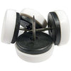 TruGuard Nail-On Cushion White Plastic Base Furniture Glides