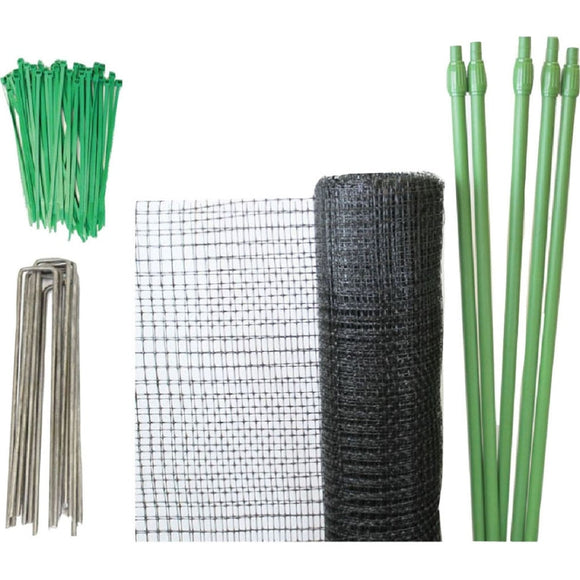 TENAX DO-IT-YOURSELF DEER NET KIT (7X100 FT, BLACK)