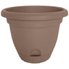 LUCCA PLANTER (8 INCH, CHOCOLATE)