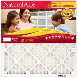 Microparticle Pleated Furnace Filter, 12x24x1- In.