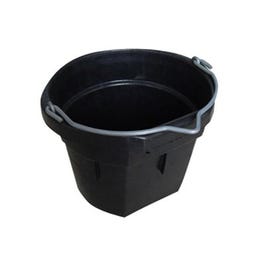 Flat Bucket, Rubber, 8-Qts.