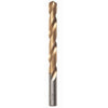 Drill Bit, Titanium, Jobber Length, 0.5-In.