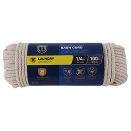 ATERET Cotton Sash Cord 1/4 x 100′ Hank, All Purpose Rope for Camping,  Rigging, Crafts, Clothesline, Decorative & Home Improvement – Plank Supply