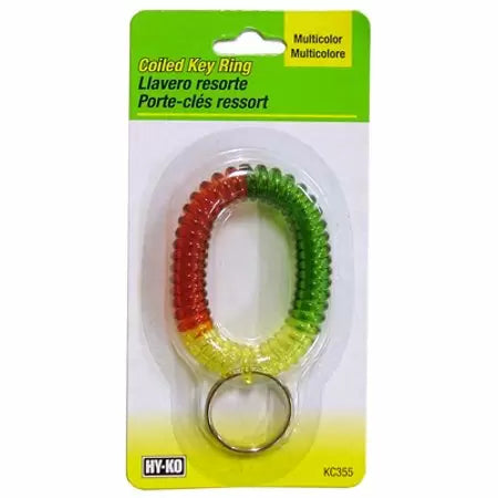 Hy-ko Products Company Color Gel Coiled Key Ring