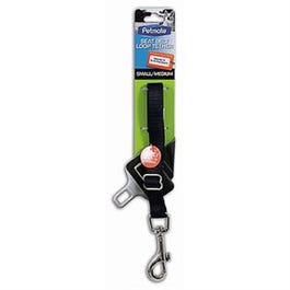 Pet Seat Belt Loop Tether, Black, M/L