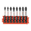 Impact Tough Power Bit Set, Phillips, 2-In., 8-Pc.