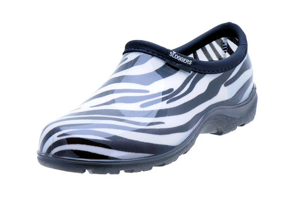 Sloggers Women's Rain & Garden Shoe Zebra Includes Free 