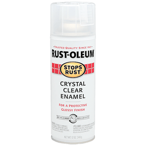 Rust Oleum Clear Enamel Crystal Clear 12 Oz Crystal Clear