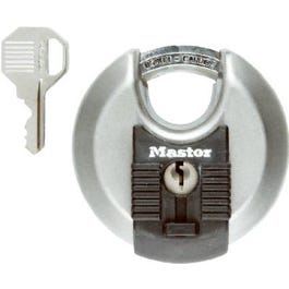 2-3/4 In. 4-Pin Padlock, Weatherproof Covered, Laminated