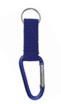 Hy-Ko Products Company Carabiner Small With Strap (Assorted Colors)