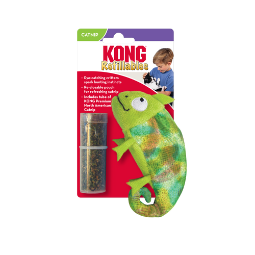 Kong Refillables Chameleon Cat Toy (One Size)