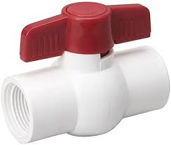 B & K Industries Series 6700WT PVC Ball Valve 1/2"