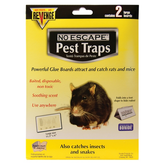 REVENGE GLUE TRAPS FOR RATS 2 PACK