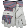 Kinco Suede Cowhide Palm With Safety Cuff Large Gray