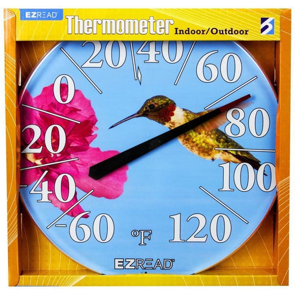 EZREAD DIAL THERMOMETER HUMMINGBIRD