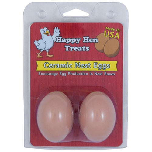 HAPPY HEN CERAMIC NEST EGGS