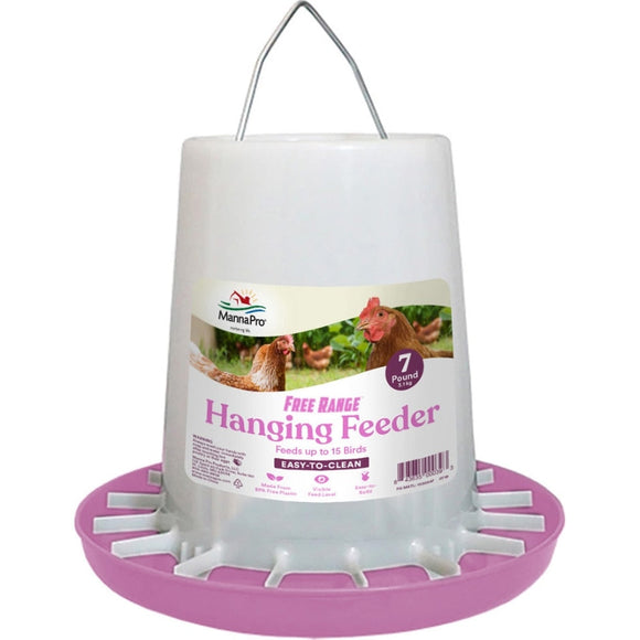 FREE RANGE PLASTIC HANGING POULTRY FEEDER